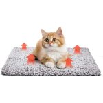 Cuscino autoriscaldante per cani e gatti, comodo ed ecologico tappetino termico, lavabile, antiscivolo, ...