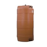 Cuve r�cup�ration eau de pluie 1000l - r�servoir a�rien vertical terracotta - poly�thyl�ne - elbi cv