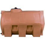 Cuve r�cup�ration eau de pluie 300l - r�servoir a�rien horizontal terracotta - poly�thyl�ne - elbi cho ...