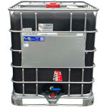 Cuve de stockage 1000l ibc poche r�nov�e grillage opaque noire - bouchon diam�tre 22 cm