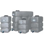 Cuve stockage verticale grise espace reduit 1000l preequipee renson