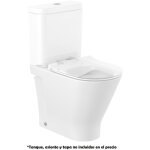 Roca - cuvette murale avec double sortie pour wc  rservoir bas the gap forma : ronde