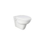Cuvette suspendu 37x55x38, 5 cm blanc brillant en cramique rak ceramics karla - con copri wc standard ...
