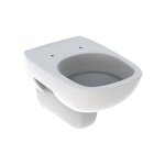 Cuvette suspendu  chasse blanc brillant geberit fantasia - con copri wc standard