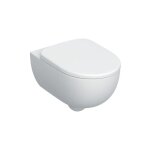 Geberit - cuvette suspendu avec couvre - cuvette traditionnel blanc brillant selnova premium