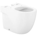 [jamais utilise] cuvette wc  poser roca mridian en porcelaine blanche  vacuation duale - a34224l000 ...
