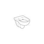 Geberit - wc suspendu rimfree sans bride dito