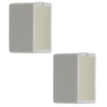 Cyclingcolors - 2x embout de rail de tringle à rideaux 24 x 16mm en polyamide blanc accessoire jonction ... Cyclingcolors - 2x embout de rail de tringle à rideaux 24 x 16mm en polyamide blanc accessoire jonction ...