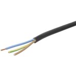 Câble électrique h05vvf 3x2, 5mm2 noir longueur 2m fil universel réparation appareil Câble électrique h05vvf 3x2, 5mm2 noir longueur 2m fil universel réparation appareil