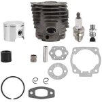 Cylindre - piston 46 mm avec kit de joints, pour moteurs husqvarna 50, 51 et 55 rancher nikasil Cylindre - piston 46 mm avec kit de joints, pour moteurs husqvarna 50, 51 et 55 rancher nikasil