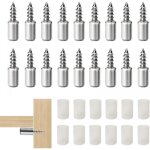 Cyslmuk - 100pcs taquet etagere, consoles pour tagres, chevilles de support etagere murale, support ...