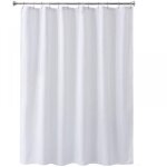 1pc 80x180cm, blanc, rideau de douche blanc impermable et anti - moisissure rideaux de salle de bain ...