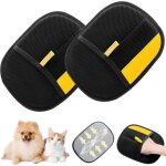 Cyslmuk - lot de 2 gants d'�pilation pour chats et chiens, gants de toilettage haute efficacit�, gants ...