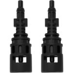 2 pi�ces adaptateur de conversion pour nettoyeur haute pression connecteur de couplage compatible avec ...