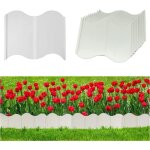 20 pi�ces cl�ture de jardin d�corative blanche, 14x15 cm, cl�ture de garde - corps pour plantes vertes ...