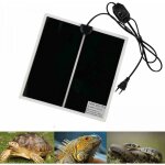 28x28cm tapis chauffant terrarium r�glable avec contr�le de la temp�rature pour reptiles - tortue, serpents, ...