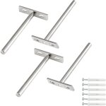 Cyslmuk - lot de 4 supports d'tagre flottants de 5 pouces, supports cachs pour tagres flottantes ...