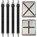 4pcs (35cm  210cm) tendeur drap housse, attache drap housse rglable, tendeurs de maintien convient ...