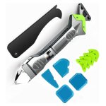 Cyslmuk - 5 en 1 kit de calfeutrage en silicone, outil de calfeutrage, outils de calfeutrage en silicone, ... Cyslmuk - 5 en 1 kit de calfeutrage en silicone, outil de calfeutrage, outils de calfeutrage en silicone, ...