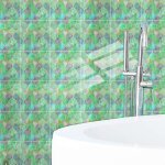 6 pices carreaux muraux en cailles de poisson (15 x 15 cm) - carreaux autocollants pour cuisine, salon, ...