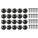 Cyslmuk - 60 pcs crochet ridelle de bâche ronds inclus vis boutons ronds pour filet remorque et bache ... Cyslmuk - 60 pcs crochet ridelle de bâche ronds inclus vis boutons ronds pour filet remorque et bache ...