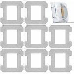 Lot de 8 chiffons de nettoyage lavables en microfibre w1 pro kit d'accessoires pour robot aspirateur ...
