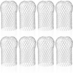 Cyslmuk - lot de 8 crapaudine de goutti�re en aluminium, filtres de goutti�re flexible et durable pour ...