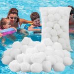 Balles filtrantes, 1300g boule filtrante piscine réutilisable avec filet à linge, peut remplacer 45kg ... Balles filtrantes, 1300g boule filtrante piscine réutilisable avec filet à linge, peut remplacer 45kg ...