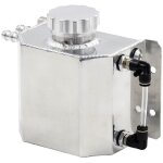 Cyslmuk - bidon de d'huile de v�hicule en aluminium 1 l r�servoir de reniflard d'huile vidange