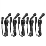 Cyslmuk - cable rallonge, 5 pack, pour spots led encastrables, etanche ip67, 1m / 3. 3ft, 2pin, avec ...