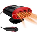 Chauffage de voiture rouge 2 en 1, chauffage d�sembueur de voiture 12 v 150 w, chauffage de voiture portable ...