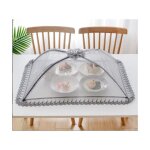 Cloche alimentaire en maille de qualit suprieure - 50 x 70 cm - rutilisable et pliable - pour pique ...