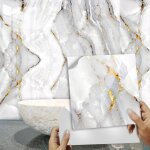 Adhesive pour cuisine 30x30cm marbre dor stickers cuisine stickers muraux cuisine carrelage adhesif ...