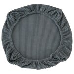 Housse de chaise extensible pour chaises de bureau, chaises pivotantes, housse de chaise (gris fonc� ...
