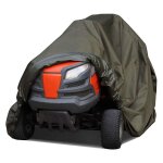 Housse de tondeuse autoportée, imperméable, robuste, durable, résistante aux uv et à l'eau pour tracteur ... Housse de tondeuse autoportée, imperméable, robuste, durable, résistante aux uv et à l'eau pour tracteur ...