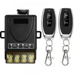 Interrupteur de tlcommande haute puissance sans fil 433mhz, tlcommande rf ac 220v / 240v / 110v 30a ...