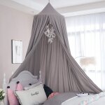 Cyslmuk - lit à baldaquin pour bébé - en coton - moustiquaire pour chambre à coucher - hauteur : 240 ... Cyslmuk - lit à baldaquin pour bébé - en coton - moustiquaire pour chambre à coucher - hauteur : 240 ...