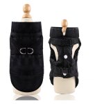 Manteaux d'hiver pour chiens impermable chaud avec trou de harnais, chiot veste gilet habits costume ...