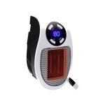 Mini - chauffage c�ramique 500 watt chauffage portable �conomique avec thermostat et minuterie pour le ...