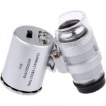 Mini loupe à bijoux à éclairage uv led 60x, détecteur de billets à led haute définition 60x avec mini ... Mini loupe à bijoux à éclairage uv led 60x, détecteur de billets à led haute définition 60x avec mini ...