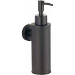Distributeur de savon mural en acier inoxydable noir 304, distributeur de savon mural  presse pour gel ...