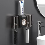 Porte - brosse à dents (noir), distributeur de dentifrice mural avec porte - brosse à dents, presse - ... Porte - brosse à dents (noir), distributeur de dentifrice mural avec porte - brosse à dents, presse - ...
