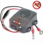 Rpulsif ultrason pour voiture, lectronique dissuasion rpulsif anti - fouine de rat avec lampes stroboscopiq ...