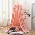 Rideau de lit en forme de dme, moustiquaire pour enfants, style ins, jeu de plafond, cabane dans les ...