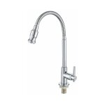 Robinet d'évier de salle de bains, bar de cuisine rotatif à 360 degrés, eau froide simple, col doux, ... Robinet d'évier de salle de bains, bar de cuisine rotatif à 360 degrés, eau froide simple, col doux, ...