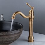 Cyslmuk - robinet lavabo rtro pivotant  360 mitigeur monocommande salle de bain bec haut eau froide ...