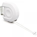 Cyslmuk - tendoir � linge t�lescopique, 15 m, pour int�rieur / ext�rieur, s�choir � linge, corde � linge, ...