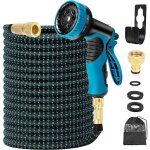 Tuyau d'arrosage extensible de 30 m / 100ft pieds, latex naturel  3 couches, tuyau d'eau flexible, arrosage ...