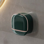 Cyslmuk - vert porte - savon mural pour salle de bain, porte - savon de douche avec couvercle à charnière ... Cyslmuk - vert porte - savon mural pour salle de bain, porte - savon de douche avec couvercle à charnière ...