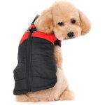 Veste d'hiver impermable pour chien, doudoune paisse et matelasse, vtements pour animaux de compagnie ...